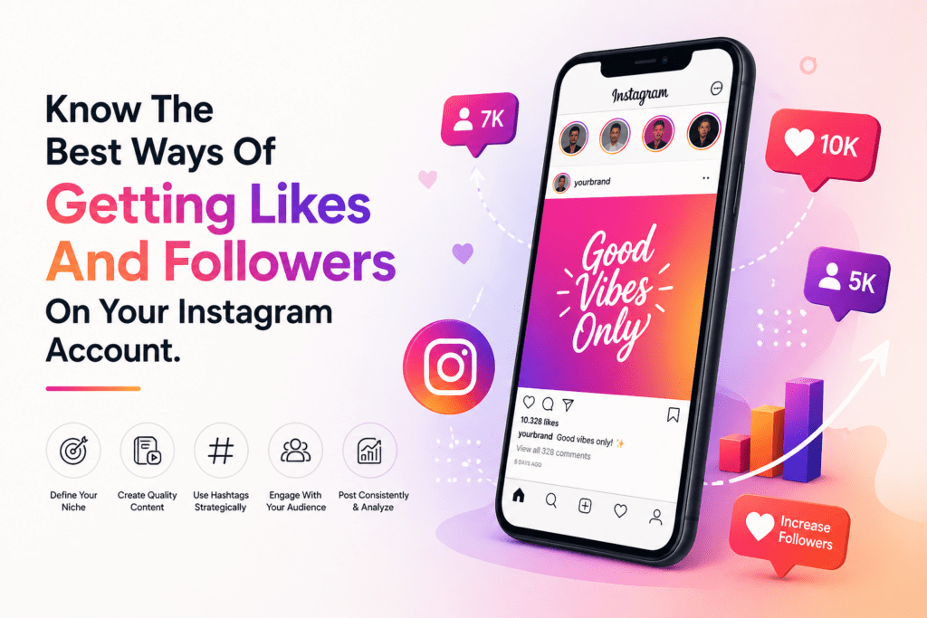 Know The Best Ways Of Getting Likes And Followers On Your Instagram Account.