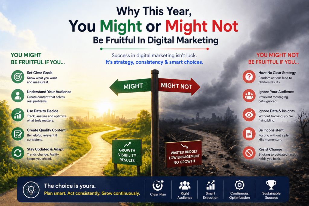 Why This Year, You Might or Might Not Be Fruitful In Digital Marketing