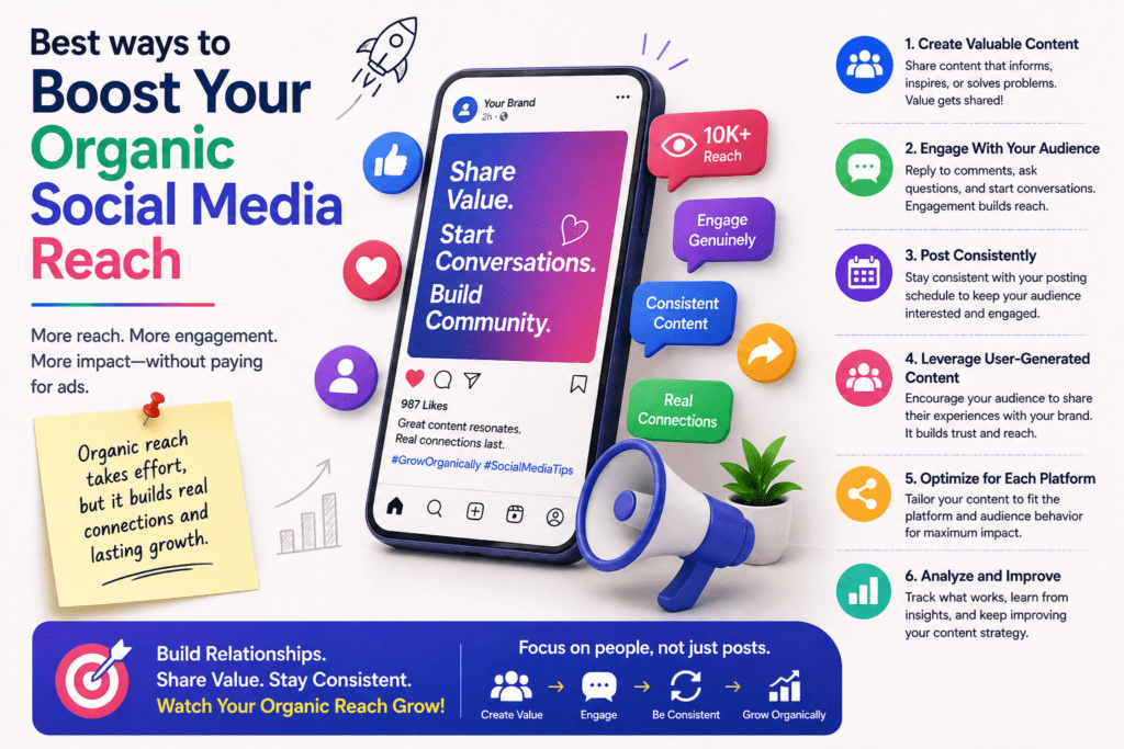 Best ways to Boost Your Organic Social Media Reach