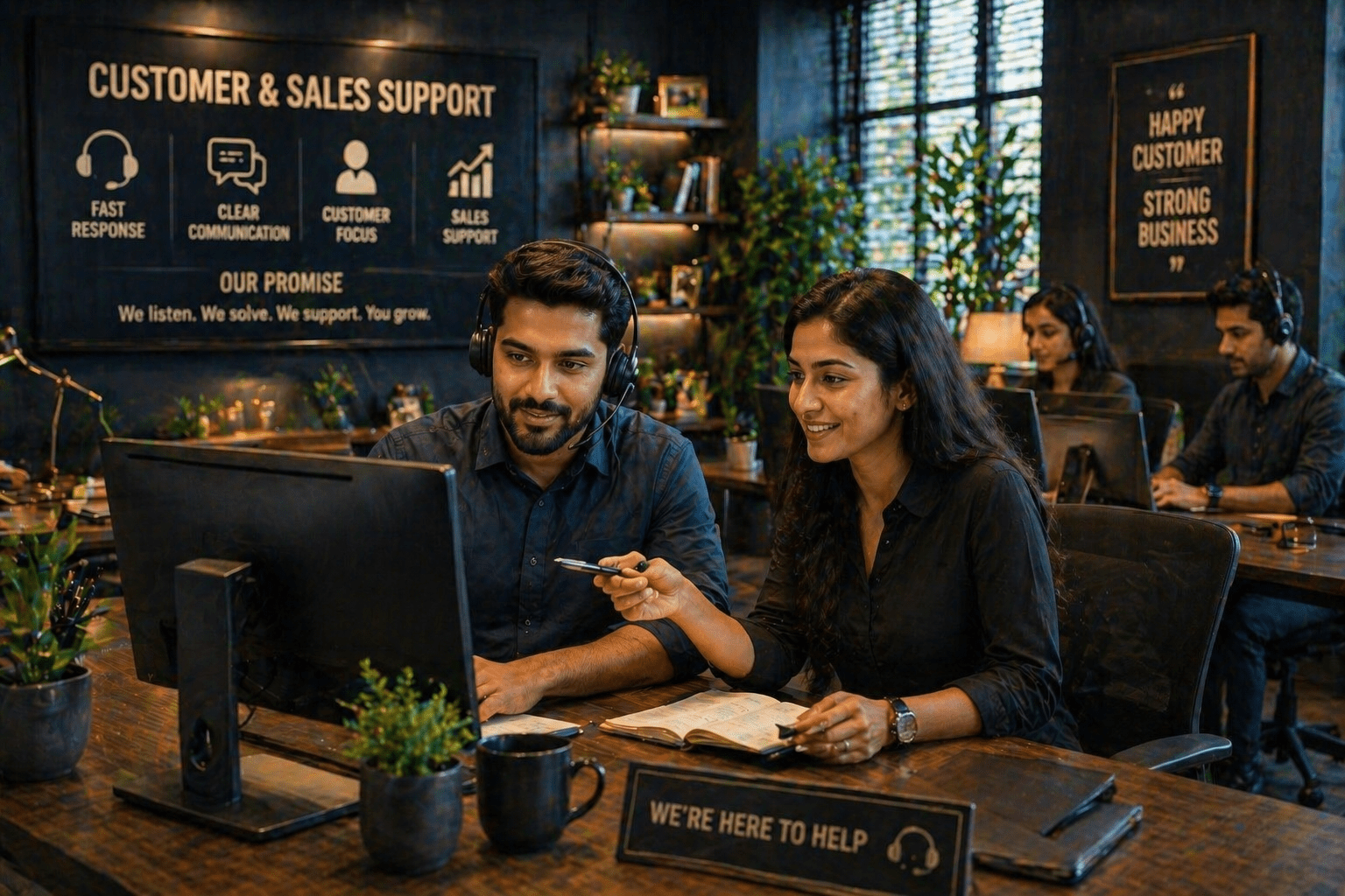 Customer and Sales Support