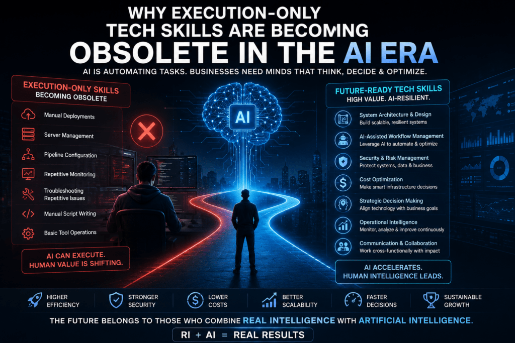 Why Execution-Only Tech Skills Are Becoming Obsolete in the AI Era